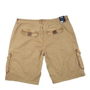NEW Buckle BKE Cargo Shorts Men 40 Daniel Athletic Fit Y2K Skater Khaki Tan